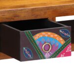 vidaXL Stôl 110x50x73 cm Pevné drevo Akácia – Obrázok 9