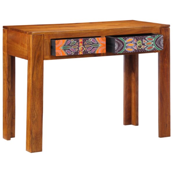 vidaXL Stoly Hnedá Masívne drevo sheesham Štandardný Obdĺžnikový – Obrázok 3