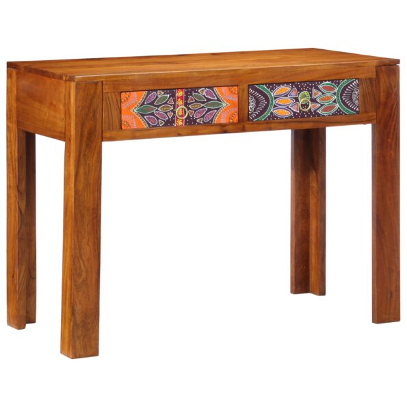 vidaXL Stoly Hnedá Masívne drevo sheesham Štandardný Obdĺžnikový – Obrázok 8