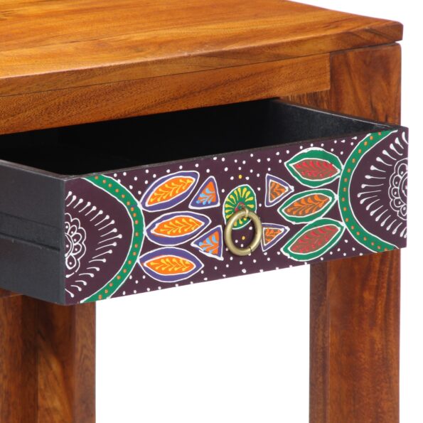 vidaXL Stoly Hnedá Masívne drevo sheesham Štandardný Obdĺžnikový – Obrázok 9