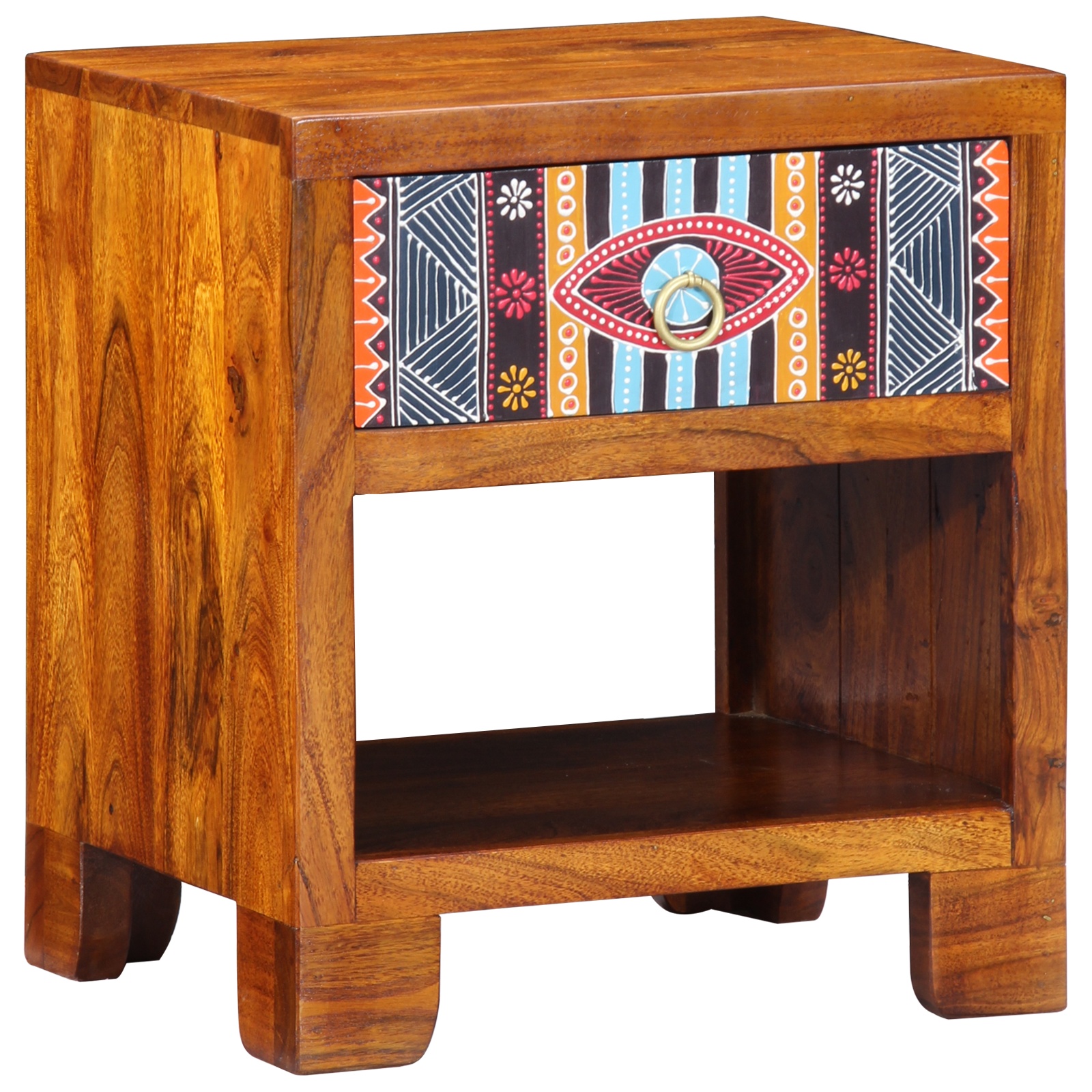 4016510_1.jpg vidaXL Servírovacia skriňa Viacfarebný 40 x 35 x 45 cm akáciový masív – Obrázok 1