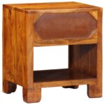 vidaXL Servírovacia skriňa Viacfarebný 40 x 35 x 45 cm akáciový masív – Obrázok 6