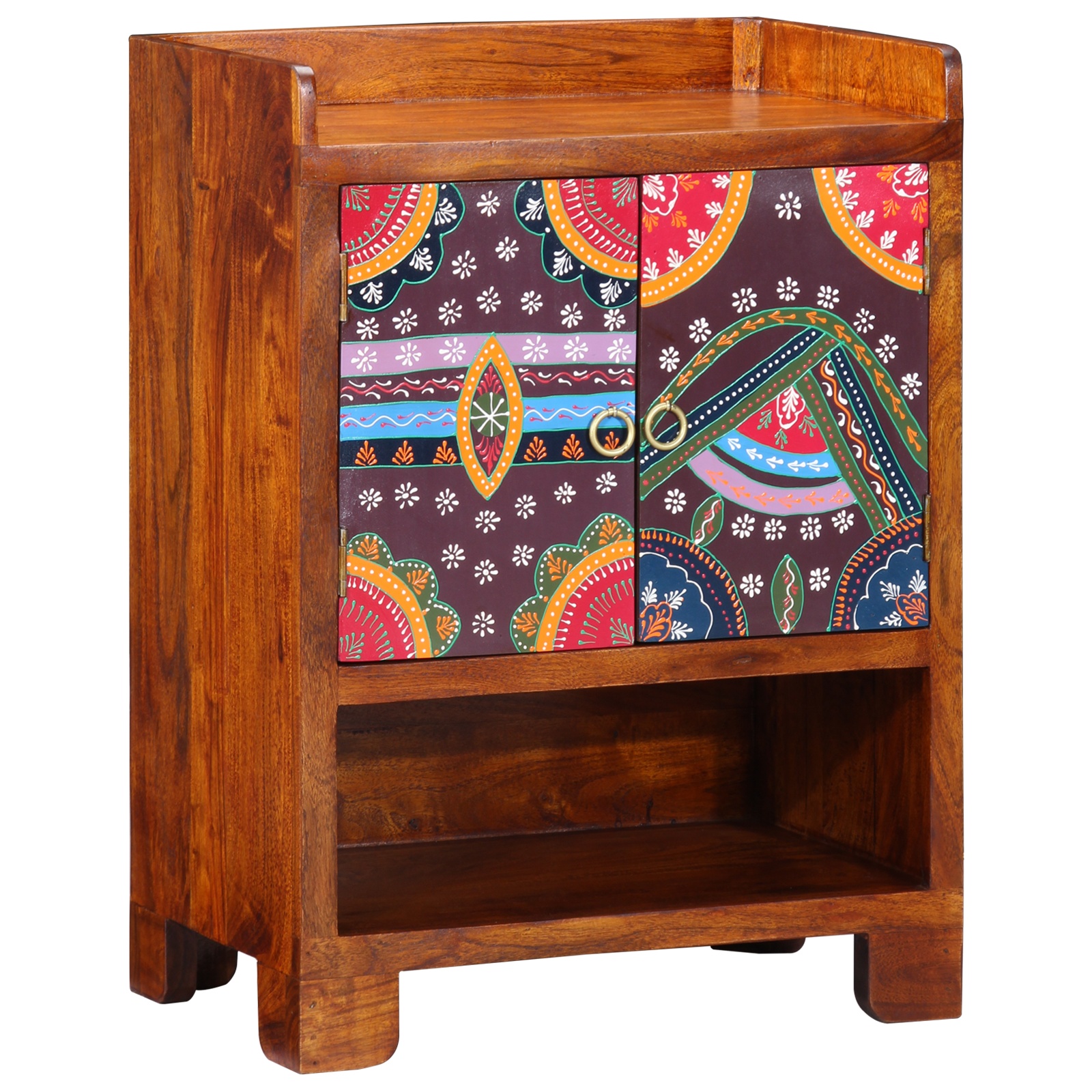 4016512_1.jpg vidaXL Skriňa na topánky Hnedá 55 x 35 x 75 cm Pevné akáciové drevo – Obrázok 1