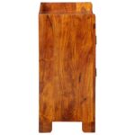 vidaXL Skriňa na topánky Hnedá 55 x 35 x 75 cm Pevné akáciové drevo – Obrázok 5