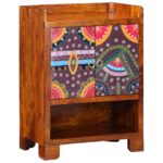 vidaXL Skriňa na topánky Hnedá 55 x 35 x 75 cm Pevné akáciové drevo – Obrázok 7