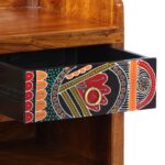 vidaXL topánková lavica 100x35x45 cm z masívneho akácie – Obrázok 8