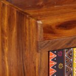 vidaXL topánková lavica 100x35x45 cm z masívneho akácie – Obrázok 9