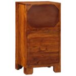 vidaXL Kvetinový koncový stôl so zásuvkou Hnedá 40 x 35 x 75 cm – Obrázok 7
