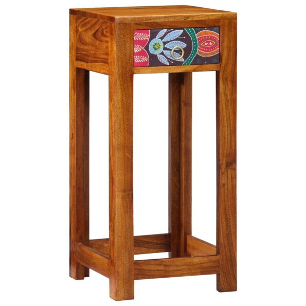 vidaXL Telefónny stojan 35x35x75 cm Zdravé drevo akácia – Obrázok 2