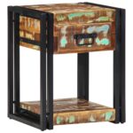 vidaXL Nočný stolík 40x35x50 cm zo starého masívu – Obrázok 2