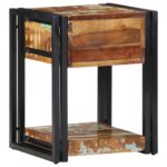 vidaXL Nočný stolík 40x35x50 cm zo starého masívu – Obrázok 5