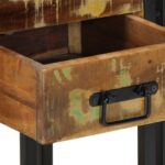 vidaXL Nočný stolík 40x35x50 cm zo starého masívu – Obrázok 9