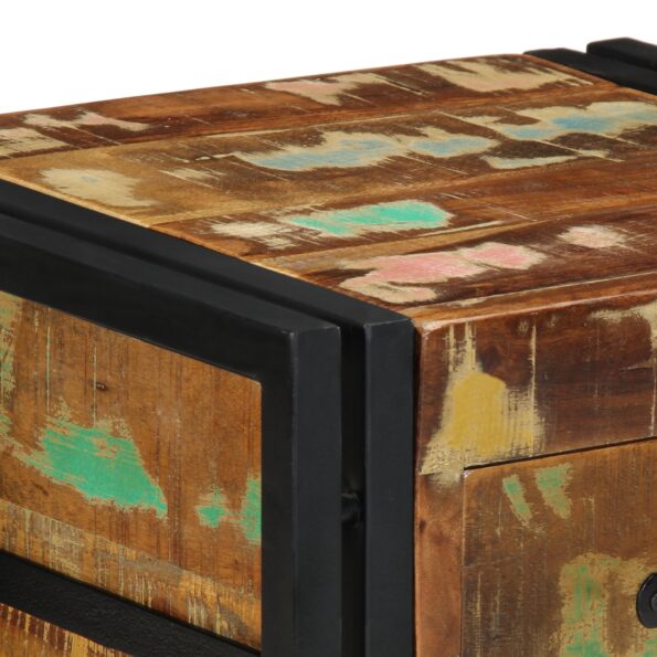 vidaXL Nočné stolíky 2 ks 40x35x50 cm z recyklovaného masívu – Obrázok 9