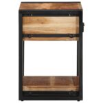 vidaXL Nočné stolíky 2 ks 40x35x50 cm z akáciového masívneho dreva – Obrázok 8