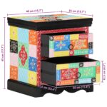 vidaXL Nočný stolík Viac farieb 40x35x45 cm Vyrobené z dreva – Obrázok 11