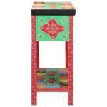 vidaXL Konzolový stôl Viac farieb 100x30x75 cm Masívne mango – Obrázok 3