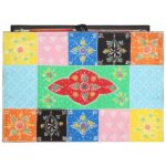 vidaXL Konzolový stôl s poličkou s dverami Viacfarebný 50 x 30 x 70 cm – Obrázok 5