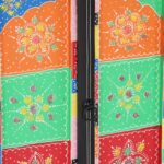 vidaXL Konzolový stôl s poličkou s dverami Viacfarebný 50 x 30 x 70 cm – Obrázok 8