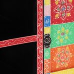 vidaXL TV skrinka Viac farieb 100x35x50 cm Masívne mango – Obrázok 8