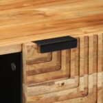 vidaXL Konferenčný stolík Hnedá 100 x 54 x 40 cm Akáciový masív – Obrázok 7