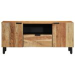 vidaXL TV jednotky so zásuvkou Pevné akáciové drevo 105 x 33,5 x 46 cm – Obrázok 4