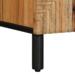 vidaXL TV jednotky so zásuvkou Pevné akáciové drevo 105 x 33,5 x 46 cm – Obrázok 8