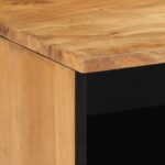 vidaXL Televízny stolík 100x33,5x46 cm z masívneho akáciového dreva – Obrázok 6