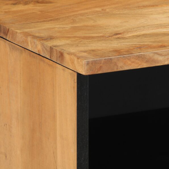 vidaXL Televízny stolík 100x33,5x46 cm z masívneho akáciového dreva – Obrázok 6