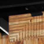 vidaXL Kúpeľňové skrinky Prírodná akácia Pevné akáciové drevo Pravidelná – Obrázok 7