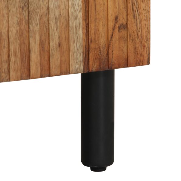 vidaXL Kúpeľňové skrinky Prírodná akácia Pevné akáciové drevo Pravidelná – Obrázok 8