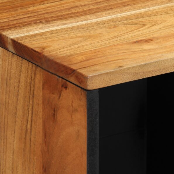 vidaXL Komoda 80x33x75 cm Masívne drevo Akácia – Obrázok 6