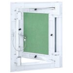 vidaXL Prístupový panel s hliníkovým rámom a sadrokartónom 150x200 mm – Obrázok 2