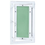 vidaXL Access Panel Zelená a strieborná 30 x 45 cm – Obrázok 2