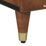 vidaXL Nočný stolík 40x33x46 cm Z masívneho mangového dreva – Obrázok 8