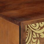 vidaXL Nočný stolík 40x33x46 cm Masívne drevo z mangovníka – Obrázok 6