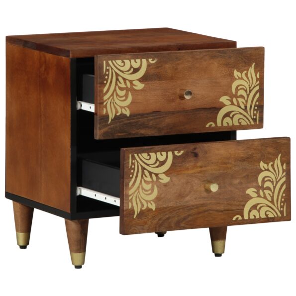 4018735_3.jpg vidaXL Nočné stolíky 2 ks 40x33,5x46 cm z masívneho mangového dreva – Obrázok 3