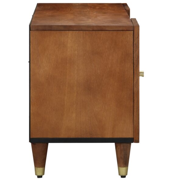 vidaXL TV skrinka 105x33x46 cm z masívneho mangového dreva – Obrázok 4