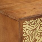 vidaXL TV skrinka 105x33x46 cm z masívneho mangového dreva – Obrázok 6