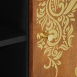 vidaXL TV skrinka 105x33x46 cm z masívneho mangového dreva – Obrázok 7