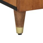 vidaXL TV skrinka 105x33x46 cm z masívneho mangového dreva – Obrázok 8