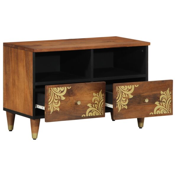 vidaXL TV skrinka 70x33x46 cm Masívne mango – Obrázok 2