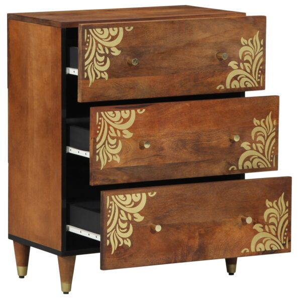 vidaXL Komoda 60x33x75 cm Masívne drevo mango – Obrázok 2