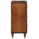 vidaXL Komoda 60x33x75 cm Masívne drevo mango – Obrázok 4
