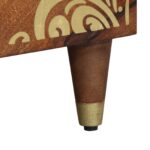 vidaXL Komoda 60x33x75 cm Masívne drevo mango – Obrázok 8