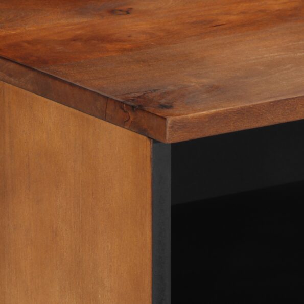 vidaXL Nočné stolíky 2 ks 40x33x46 cm Masívne mango – Obrázok 7