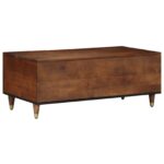 vidaXL Konferenčný stolík 100x54x40 cm z masívneho mango dreva – Obrázok 5