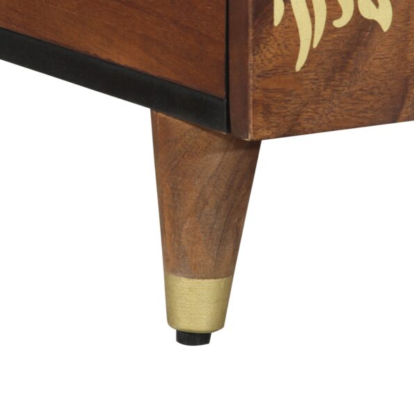 vidaXL Konferenčný stolík 80x54x40 cm z masívneho mangového dreva – Obrázok 8