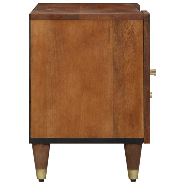 vidaXL TV skrinka 105x33x46 cm z masívneho mangového dreva – Obrázok 4