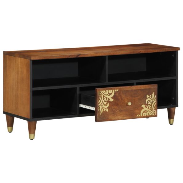 4018752_2.jpg vidaXL TV skrinka 100x33x46 cm z masívneho mango – Obrázok 2
