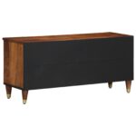 vidaXL TV skrinka 100x33x46 cm z masívneho mango – Obrázok 5